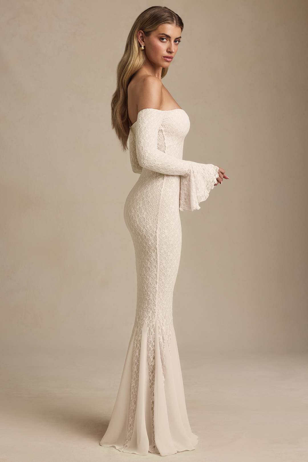 Celeste | Off-Shoulder Lace Maxi Dress