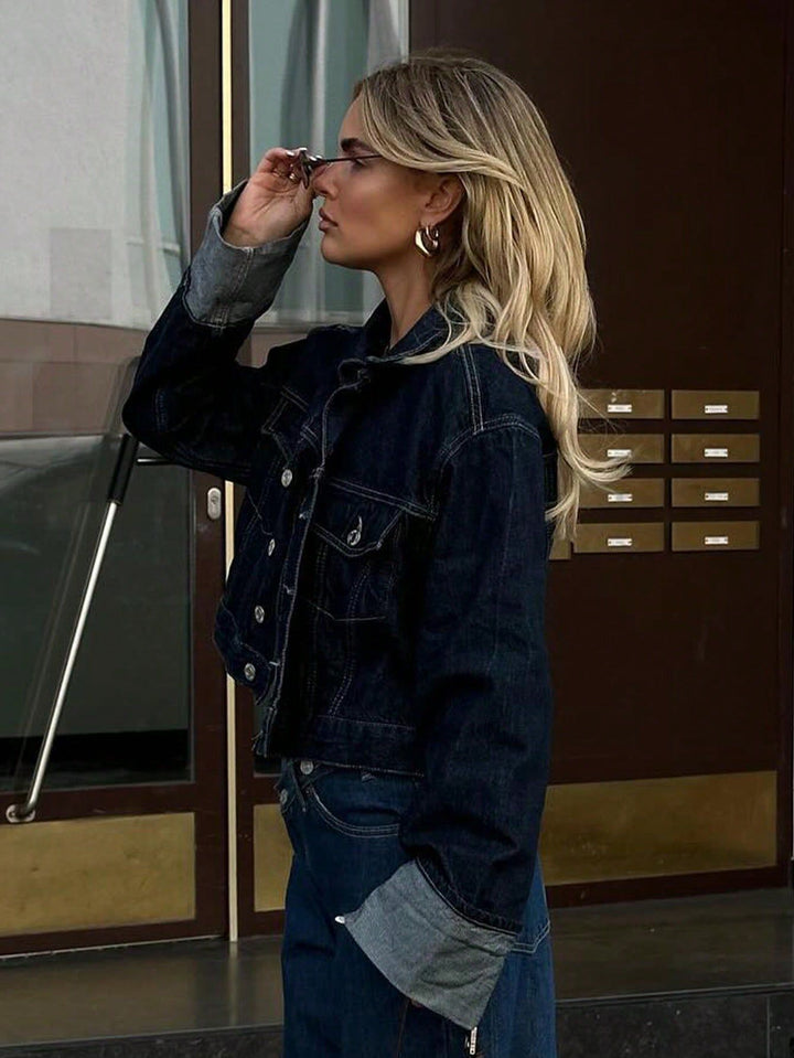 Meadow Rolled-Up Long Sleeve Jacket