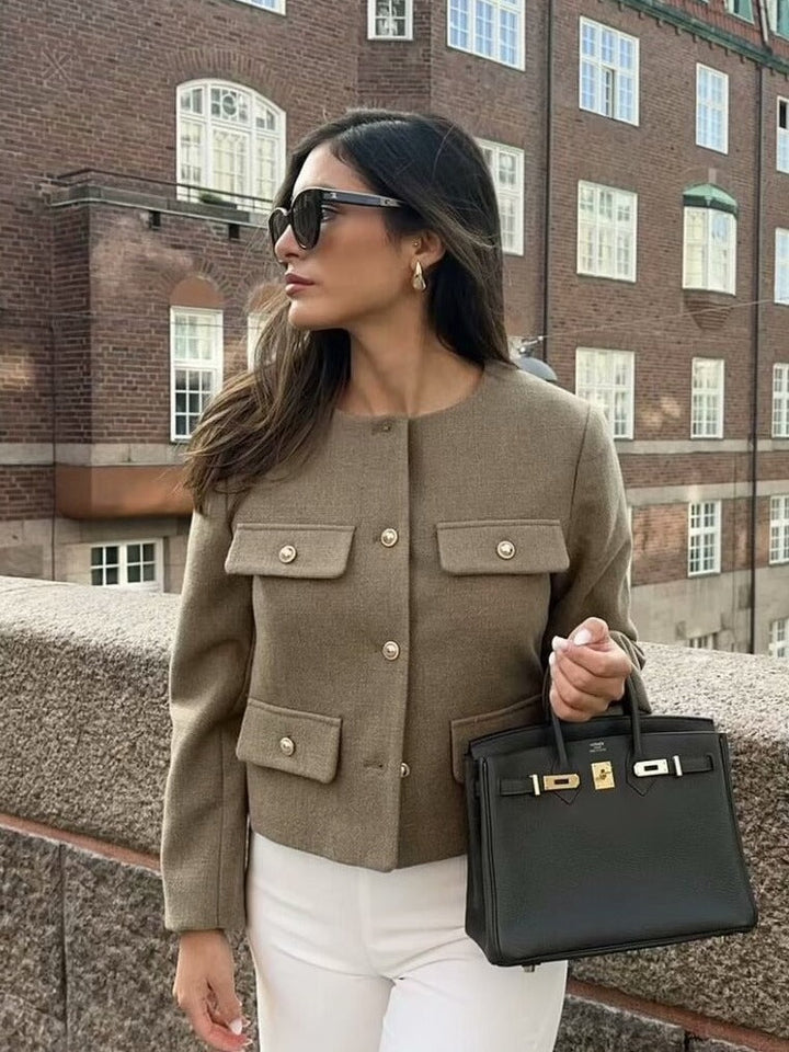 Megan Cropped Jacket