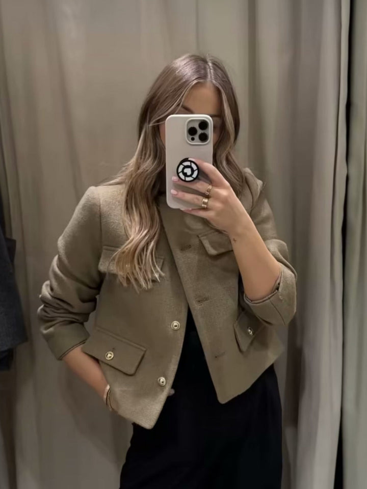 Megan Cropped Jacket