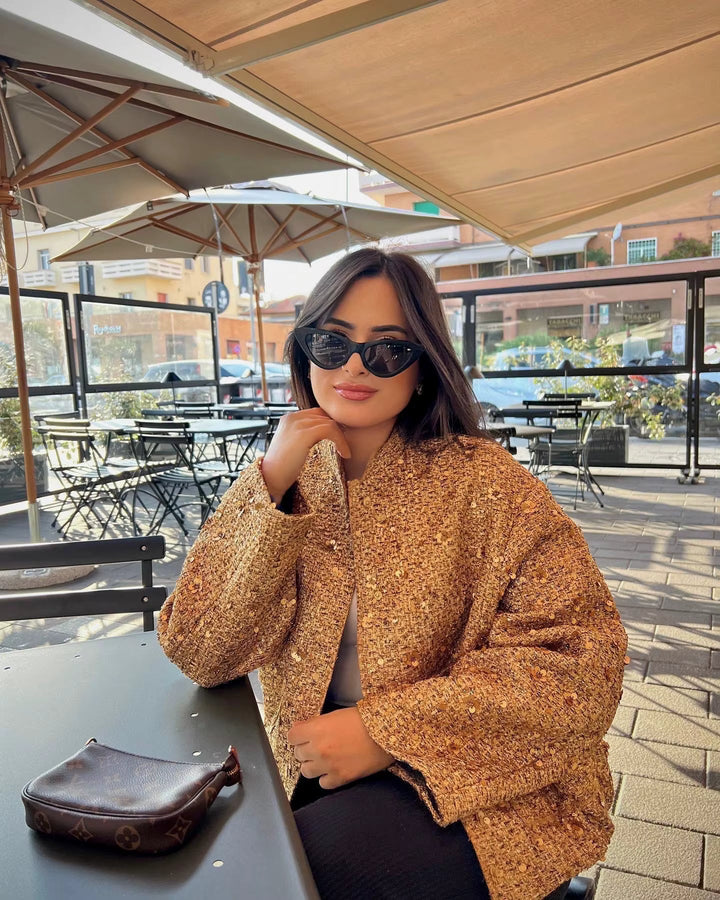 Victoria Sequin Oversized Jacket