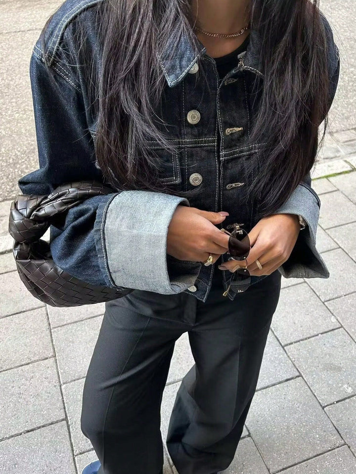 Meadow Rolled-Up Long Sleeve Jacket