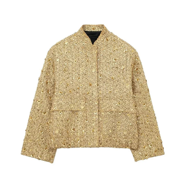 Victoria Sequin Oversized Jacket