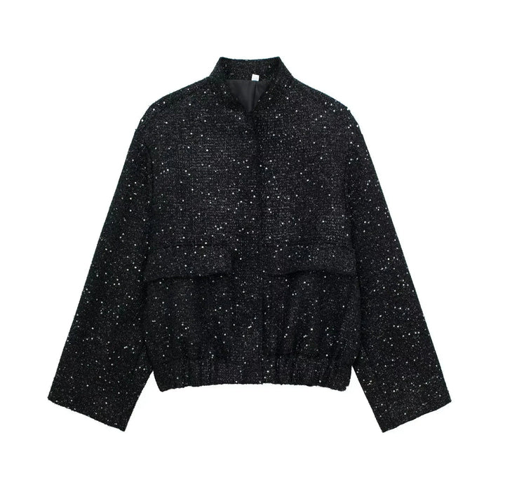 Victoria Sequin Oversized Jacket