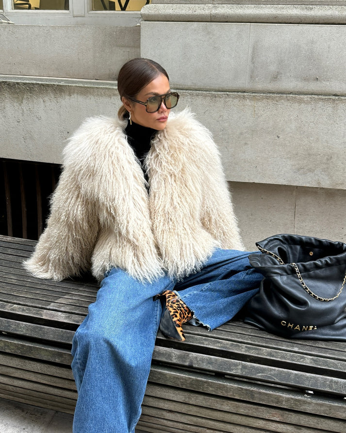 Dream Long Sleeve Fur Coat